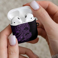 Purple Couple Dolphins Maori Polynesian Style AirPods Case LT9 - Polynesian Pride