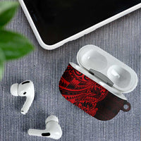 Red Couple Dolphins Maori Polynesian Style AirPods Case LT9 - Polynesian Pride