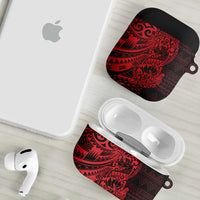 Red Couple Dolphins Maori Polynesian Style AirPods Case LT9 - Polynesian Pride