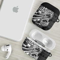 White Couple Dolphins Maori Polynesian Style AirPods Case LT9 - Polynesian Pride