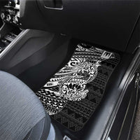 White Couple Dolphins Maori Polynesian Style Car Mats LT9 - Polynesian Pride