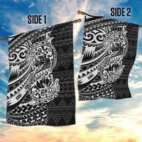 White Couple Dolphins Maori Polynesian Style Garden Flag LT9 - Polynesian Pride