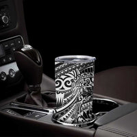 White Couple Dolphins Maori Polynesian Style Tumbler Cup LT9 - Polynesian Pride