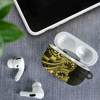 Yellow Couple Dolphins Maori Polynesian Style AirPods Case LT9 - Polynesian Pride
