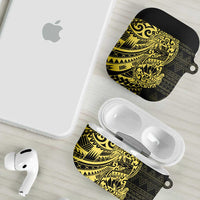 Yellow Couple Dolphins Maori Polynesian Style AirPods Case LT9 - Polynesian Pride