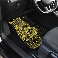Yellow Couple Dolphins Maori Polynesian Style Car Mats LT9 - Polynesian Pride