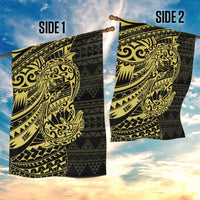 Yellow Couple Dolphins Maori Polynesian Style Garden Flag LT9 - Polynesian Pride