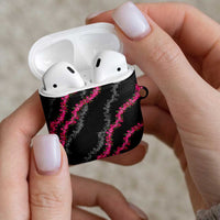 Guam Bougainvillea Lei AirPods Case Chamorro Tribal Pattern LT9 - Polynesian Pride