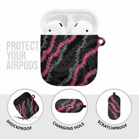 Guam Bougainvillea Lei AirPods Case Chamorro Tribal Pattern LT9 - Polynesian Pride