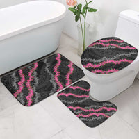 Guam Bougainvillea Lei Bathroom Set Chamorro Tribal Pattern - Polynesian Pride