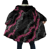 Guam Bougainvillea Lei Cloak Chamorro Tribal Pattern - Polynesian Pride