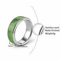 Hawaii Molokai Island Kukui Nut Flowers Classic Ring Tribal Kakau Pattern - Polynesian Pride