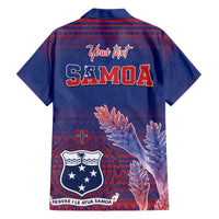 Custom Samoa 1962 Independence Day Custom Hawaiian Shirt Manuia le Aso Tuto'atasi Ula Nifo Blue Art LT9 - Polynesian Pride