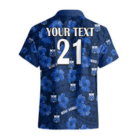 (Custom Text And Number) Manu Samoa Rugby Hawaiian Shirt Polynesian Style With Hibiscus LT9 - Polynesian Pride