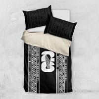 New Zealand Football White Fern Supporter Bedding Set LT9 US Twin 172cm x 218cm Black - Polynesian Pride