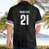 Custom New Zealand Football White Fern Supporter Hawaiian Shirt LT9 - Polynesian Pride