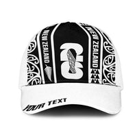 Personalised New Zealand Football White Fern Supporter Mesh Trucker Cap LT9 One Size White Black - Polynesian Pride