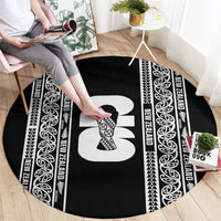 New Zealand Football White Fern Supporter Round Carpet LT9 - Polynesian Pride