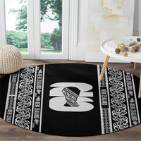 New Zealand Football White Fern Supporter Round Carpet LT9 - Polynesian Pride