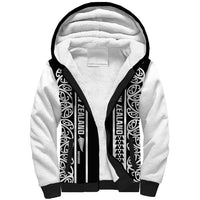 Custom New Zealand Football White Fern Supporter Sherpa Hoodie