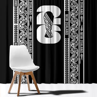 New Zealand Football White Fern Supporter Window Curtain LT9 - Polynesian Pride