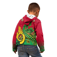 Personalised Vanuatu Islands Kid Hoodie Polynesian Tattoo and Sea Turtle LT9 - Polynesian Pride