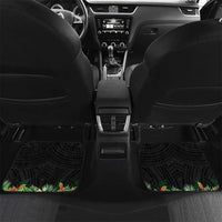 671 Guam Personalised Car Mats Latte Stone and Tropical Flowers