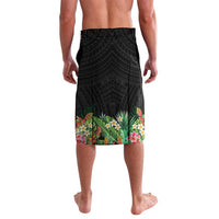 671 Guam Personalised Lavalava Latte Stone and Tropical Flowers