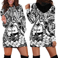 Guam Hafa Adai Guasali Flowers Hoodie Dress LT9 - Polynesian Pride
