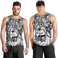 Guam Hafa Adai Guasali Flowers Men Tank Top LT9 - Polynesian Pride