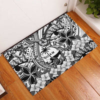 Guam Hafa Adai Guasali Flowers Rubber Doormat LT9 - Polynesian Pride