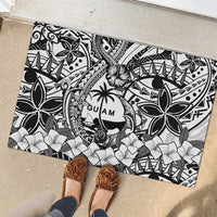 Guam Hafa Adai Guasali Flowers Rubber Doormat LT9 - Polynesian Pride