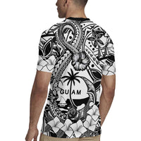 Guam Hafa Adai Guasali Flowers Rugby Jersey LT9 - Polynesian Pride
