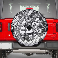 Guam Hafa Adai Guasali Flowers Spare Tire Cover LT9 - Polynesian Pride