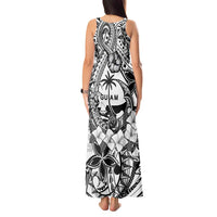 Guam Hafa Adai Guasali Flowers Tank Maxi Dress LT9 - Polynesian Pride