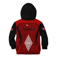 Tonga Rugby Kid Hoodie Go Champions World Cup 2023 Ngatu Unique LT9 - Polynesian Pride