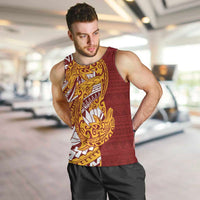 Couple Dolphins Maori Motif Men Tank Top - Polynesian Pride