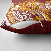 Couple Dolphins Maori Motif Pillow Cover - Polynesian Pride