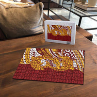 Couple Dolphins Maori Motif Puzzle - Polynesian Pride