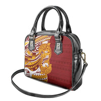 Couple Dolphins Maori Motif Shoulder Handbag - Polynesian Pride