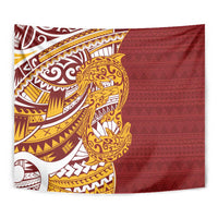 Couple Dolphins Maori Motif Tapestry - Polynesian Pride