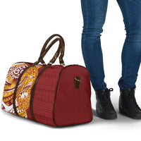 Couple Dolphins Maori Motif Travel Bag - Polynesian Pride