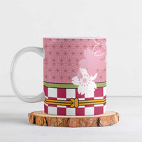 Japanese Asanoha Pattern Ceramic Mug Charm Against Evil Spirits LT9 Pink - Polynesian Pride