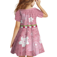 Japanese Asanoha Pattern Family Matching Off The Shoulder Long Sleeve Dress and Hawaiian Shirt Charm Against Evil Spirits - Polynesian Pride