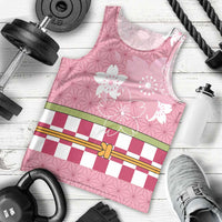 Japanese Asanoha Pattern Men Tank Top Charm Against Evil Spirits LT9 - Polynesian Pride