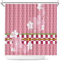 Japanese Asanoha Pattern Shower Curtain Charm Against Evil Spirits - Polynesian Pride