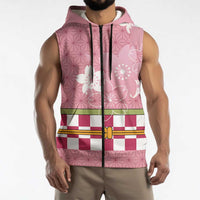 Japanese Asanoha Pattern Sleeveless Zip Hoodie Charm Against Evil Spirits LT9 - Polynesian Pride