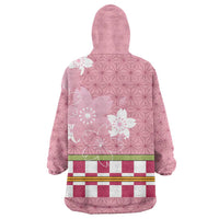 Japanese Asanoha Pattern Wearable Blanket Hoodie Charm Against Evil Spirits LT9 - Polynesian Pride