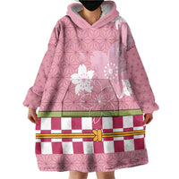 Japanese Asanoha Pattern Wearable Blanket Hoodie Charm Against Evil Spirits LT9 - Polynesian Pride