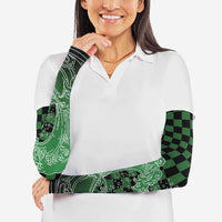 Japanese Asanoha Pattern Arm Sleeves Water Breathing Slayer Dragon - Polynesian Pride